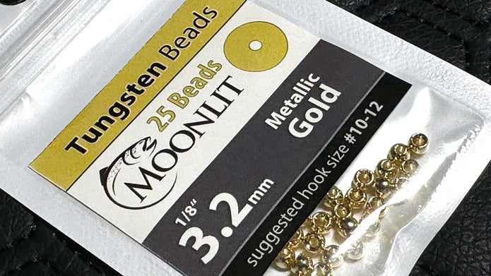 Moonlit Tungsten Beads