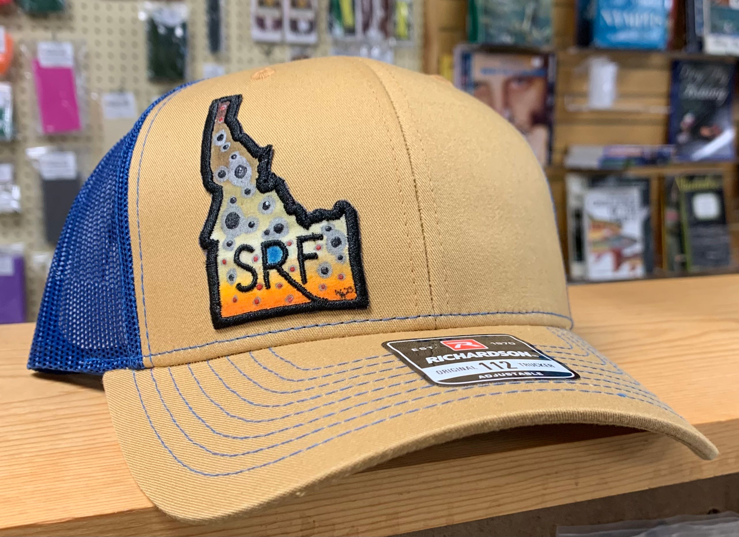 Idaho Trout Print SRF Hats