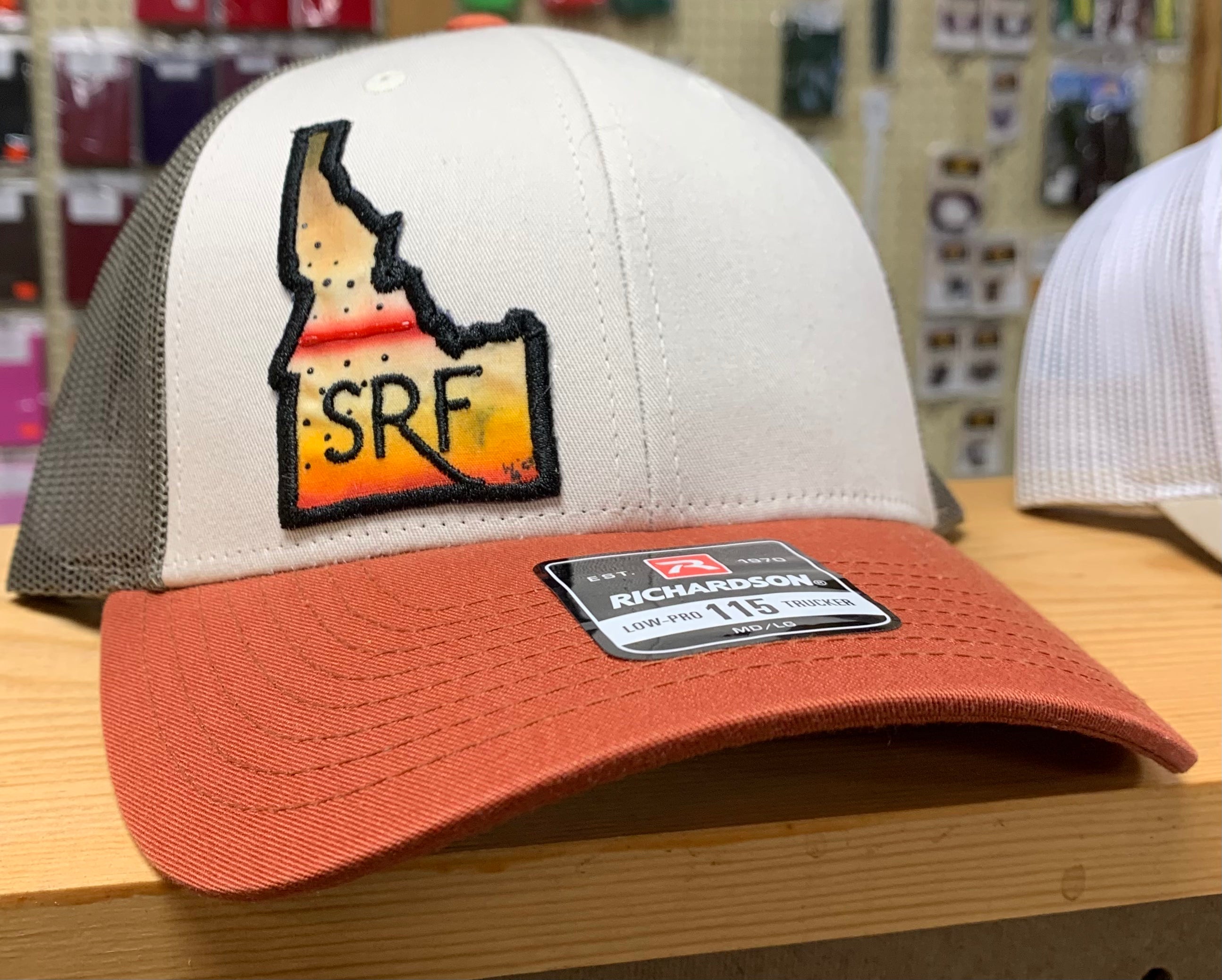 Idaho Trout Print SRF Hats