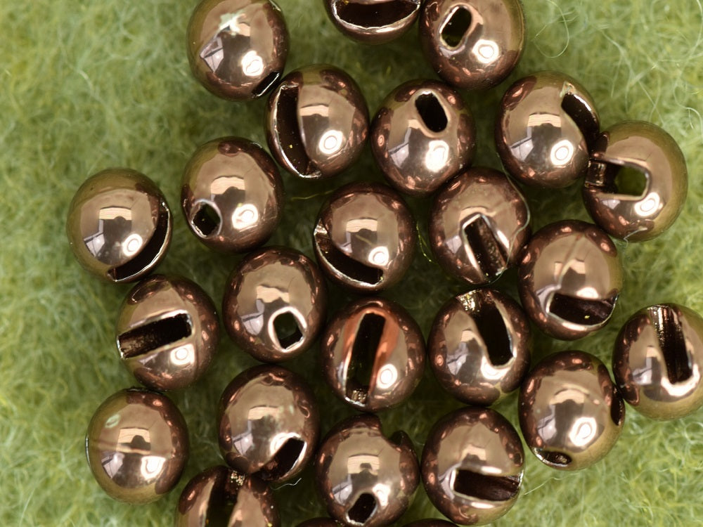 Masu Slotted Tungsten Colored Beads