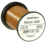 Semperfli Nano Silk 12/0 50 D - Fly Tying Thread copper