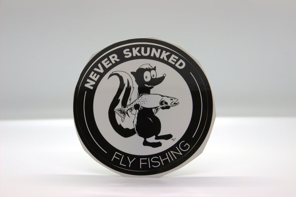 Never Skunked Sticker – Snake River Fly