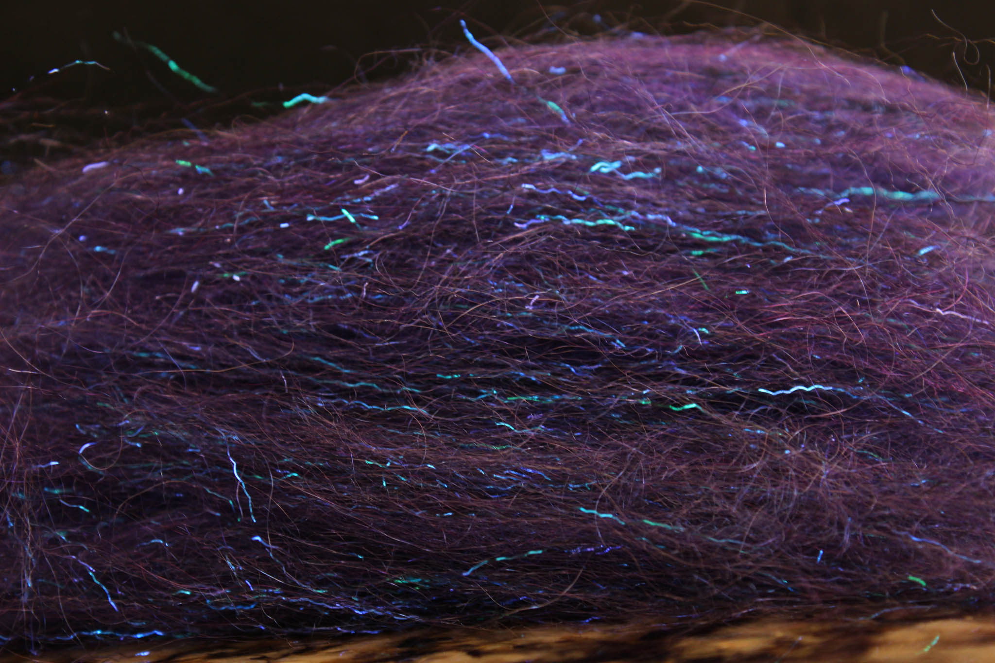 snake river fly streamer fur purple